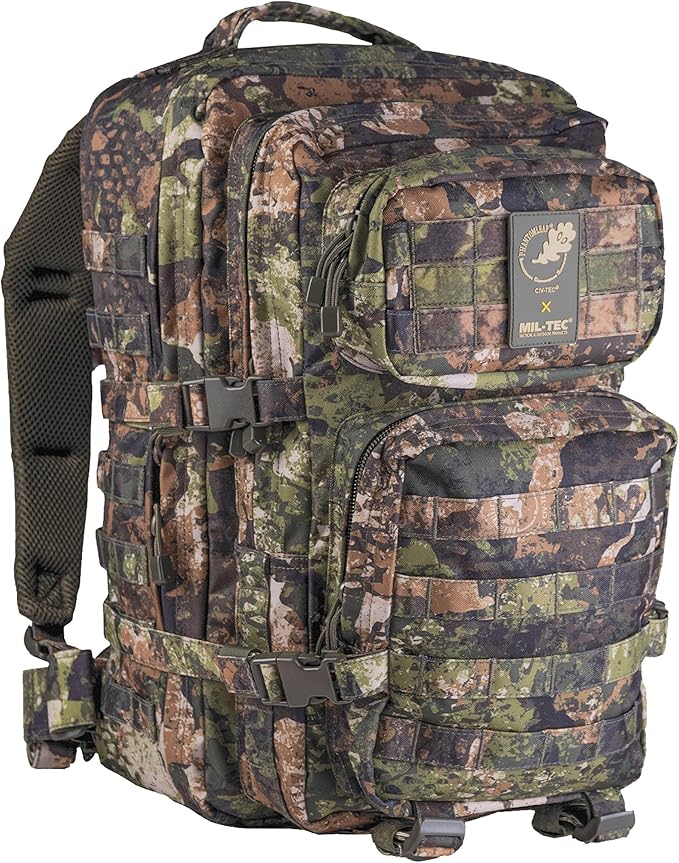 Mil-Tec Unisex Assault Pack - Rugged Durable Lightweight Ergonomic Versatile Tactical Outdoor Camping Hiking Backpack with...
