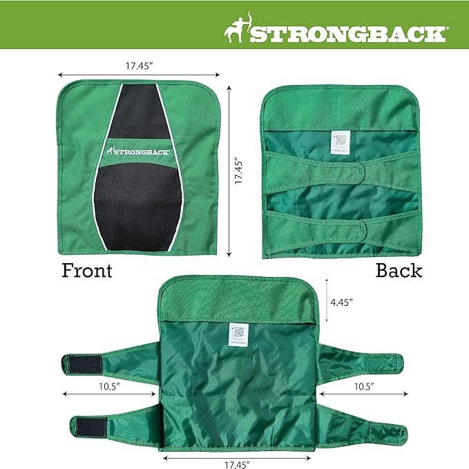 STRONGBACK Lumbar Support Stadium Seat for Bleachers – Ergonomic Chair with Back Support for Adults & All-Day Comfort