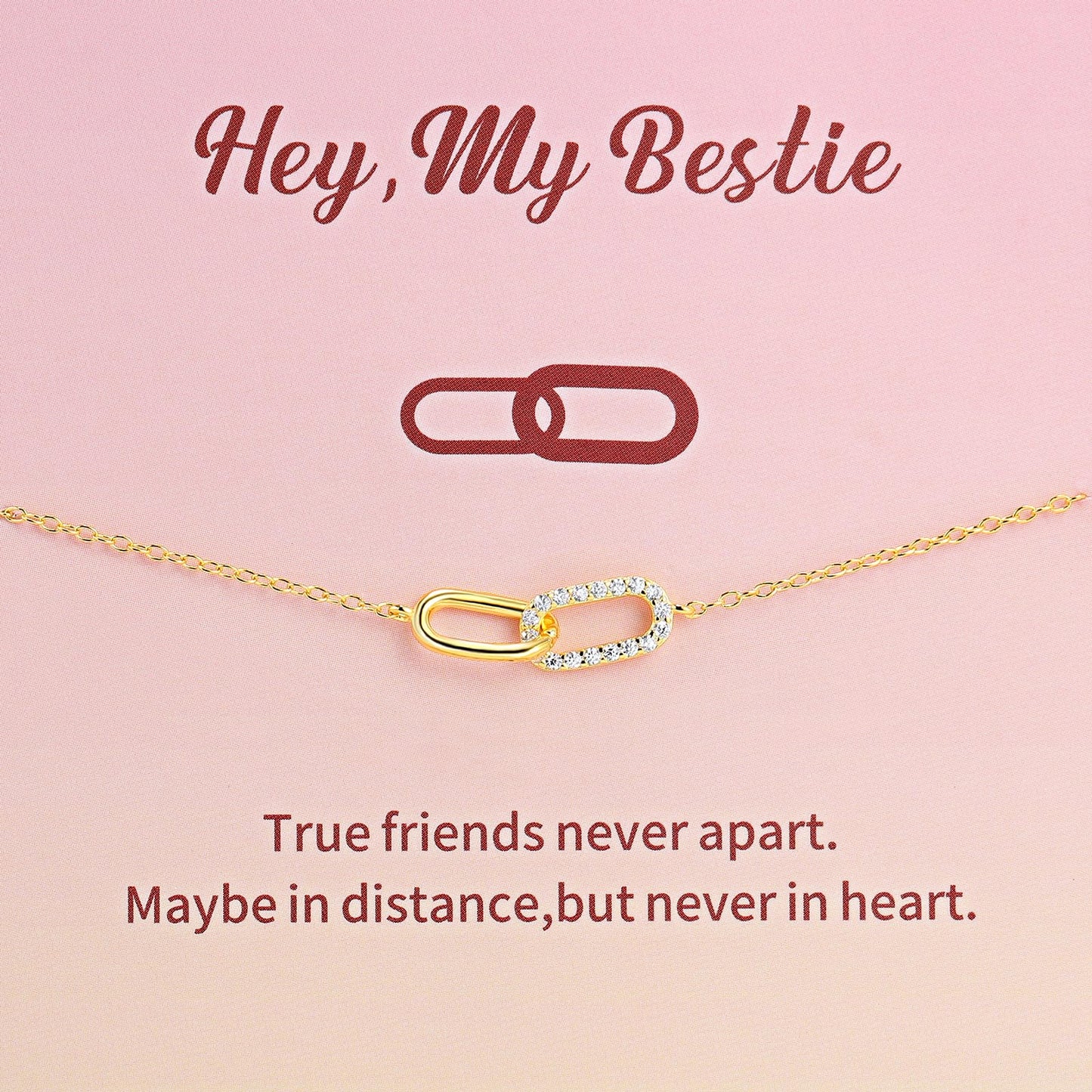 SINYARS Sterling Silver Bracelets for Women Friendship Bracelets for Bestie, Best Friend Jewelry for Birthday, Wedding
