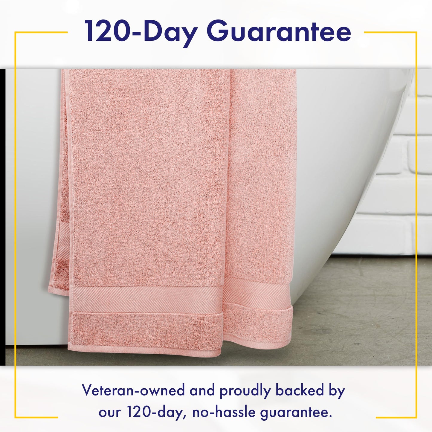 Alusa Home Ultra Soft & Plush Viscose from Bamboo Bath Towels - 700 GSM Luxury Bath Towels - 6 Piece Set - Super Absorbent & Quick Drying (Blush Pink)