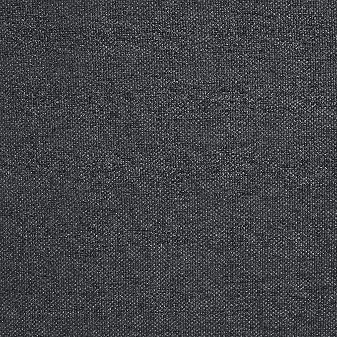 AAAAAcessories D-Shaped Chair Cushions, 2" Thick Dining Chair Pads with Ties and Removable, Machine-Washable Cover, 17" x 16", Set of 2, Dark Grey
