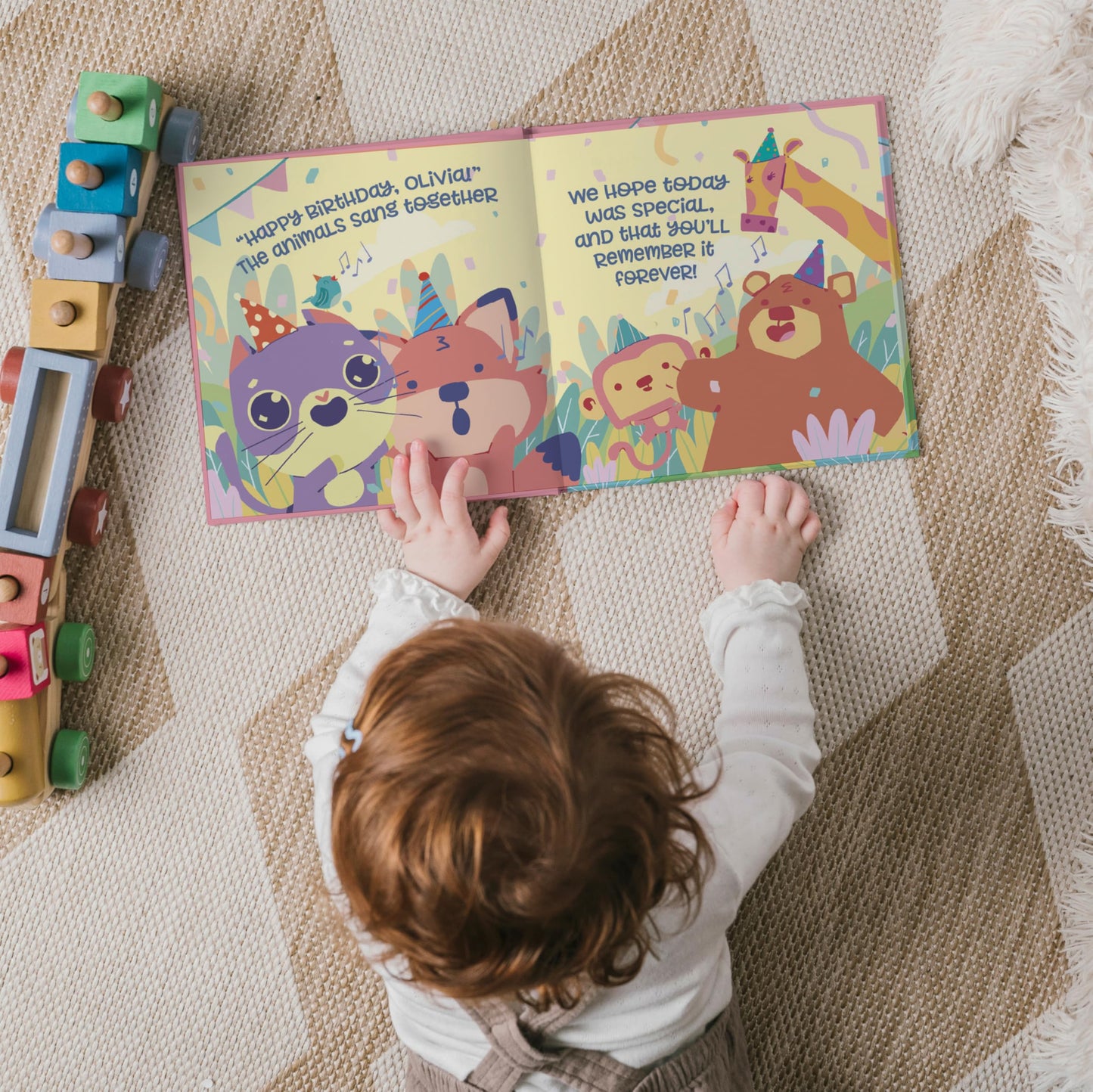 My First Birthday - First Birthday Gift - Personalized Children's Book (for Girl)
