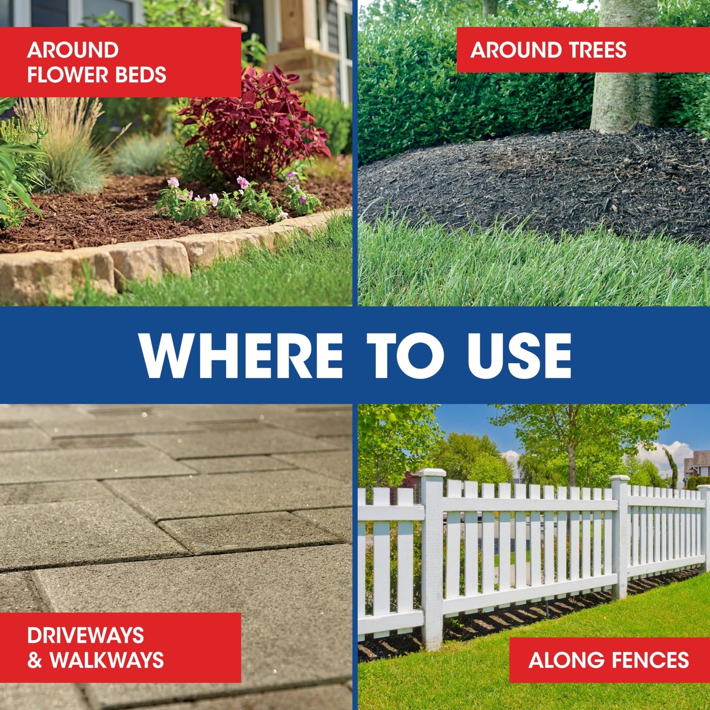Roundup Weed and Grass Killer₄ Concentrate, Use Around Flower Beds and Trees, on Walkways, and in Other Areas in Yards, 64 fl. oz.