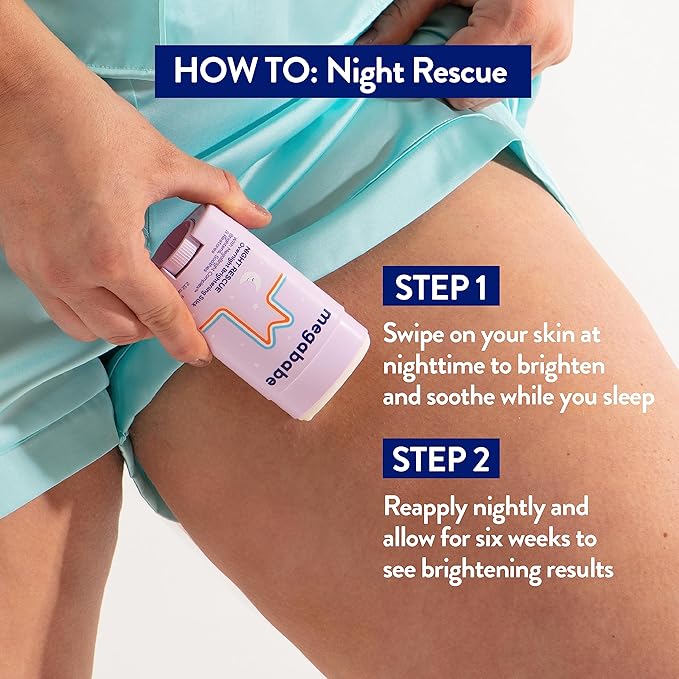 Megababe Night Rescue | Brightening & Soothing | 2.12 oz