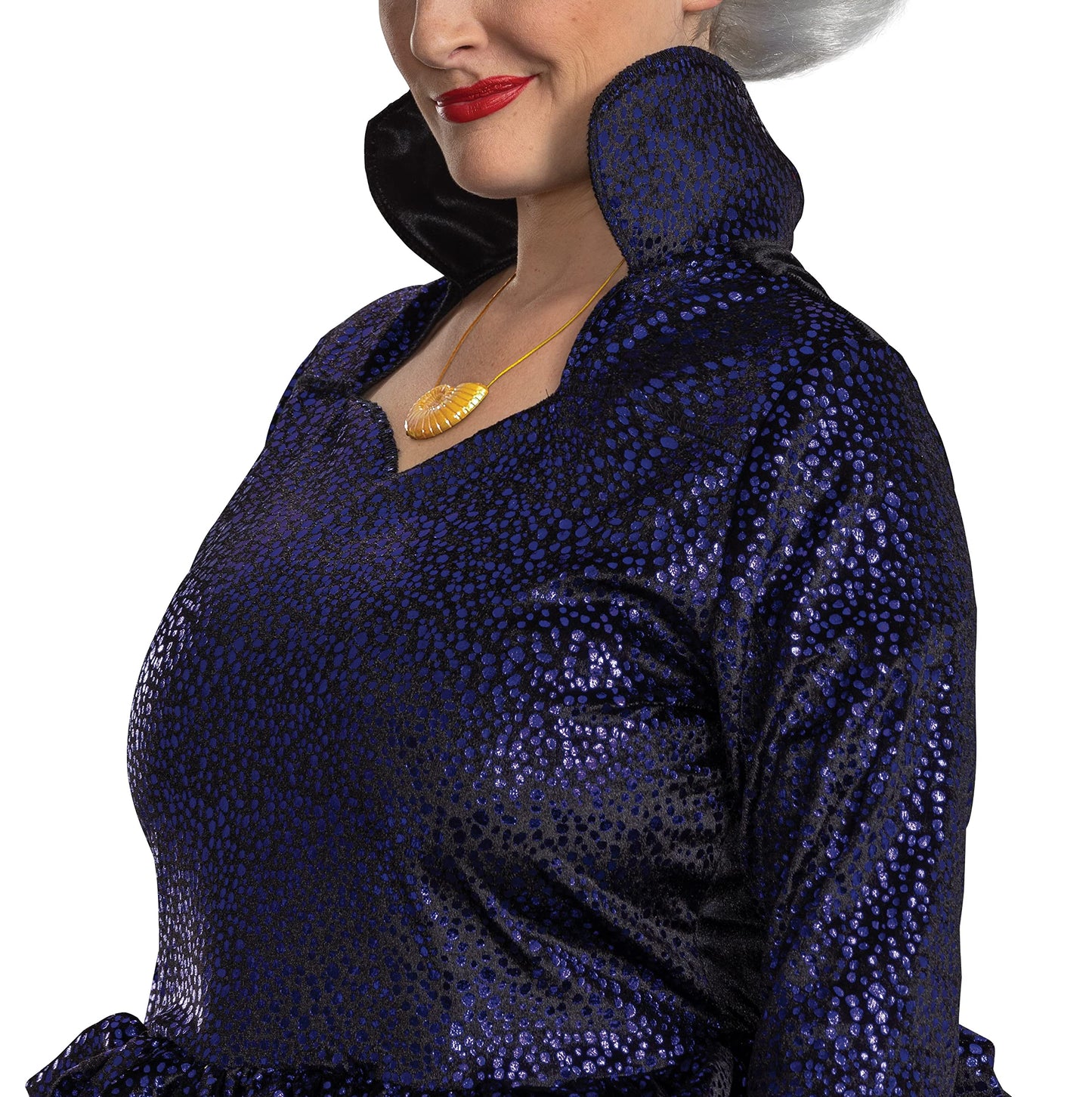 Ursula Costume, Official Disney The Little Mermaid Live Action Costume and Accessories, Adult Size Small (4-6)