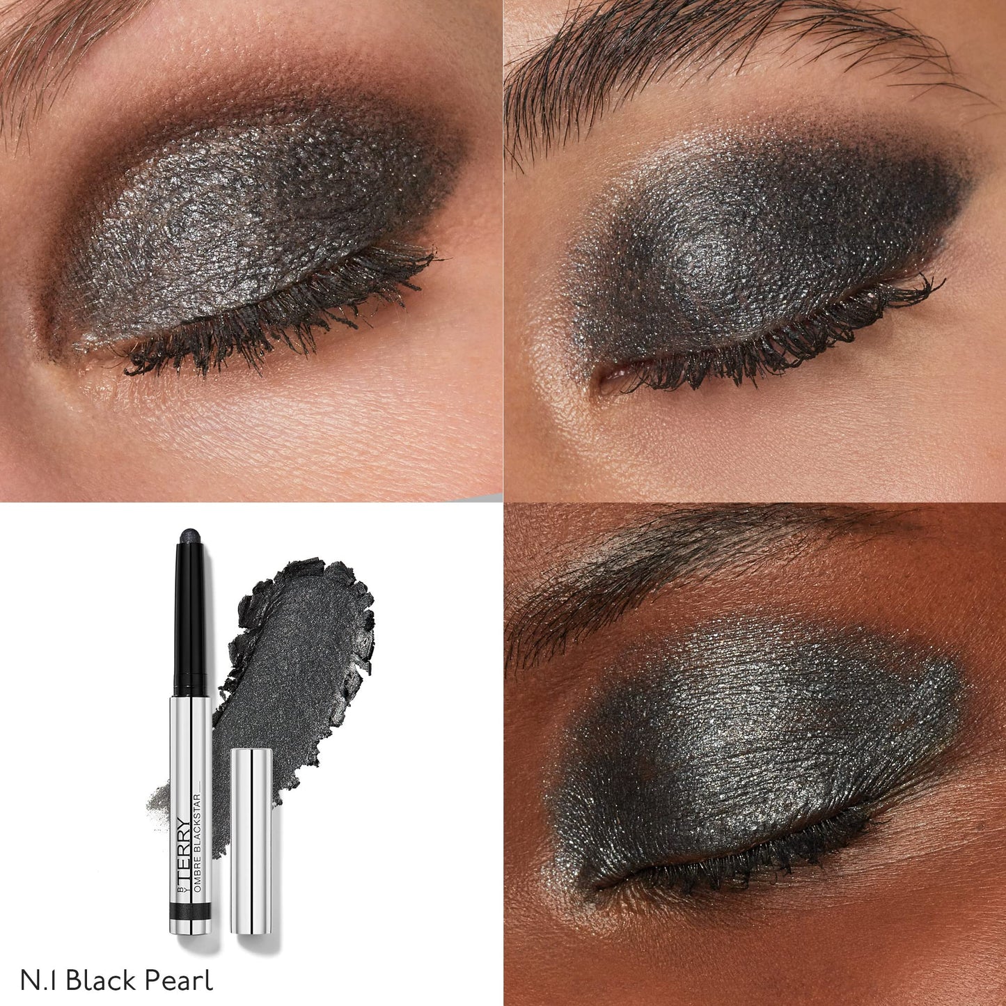By Terry Ombre Blackstar Cream 3-in-1 Eyeshadow Pen | Black Pearl | Anti-Ageing Technology | 1.64g (0.06 oz)