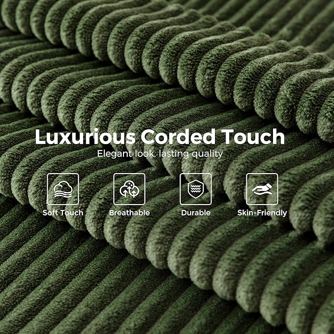 MAXYOYO 104" U-Shaped Modular Sectional Couch, Modern Boneless Couch for Living Room, Sofa in A Box, Oversized Sofa Sleeper with Deep Seat, No Assembly Required, Green