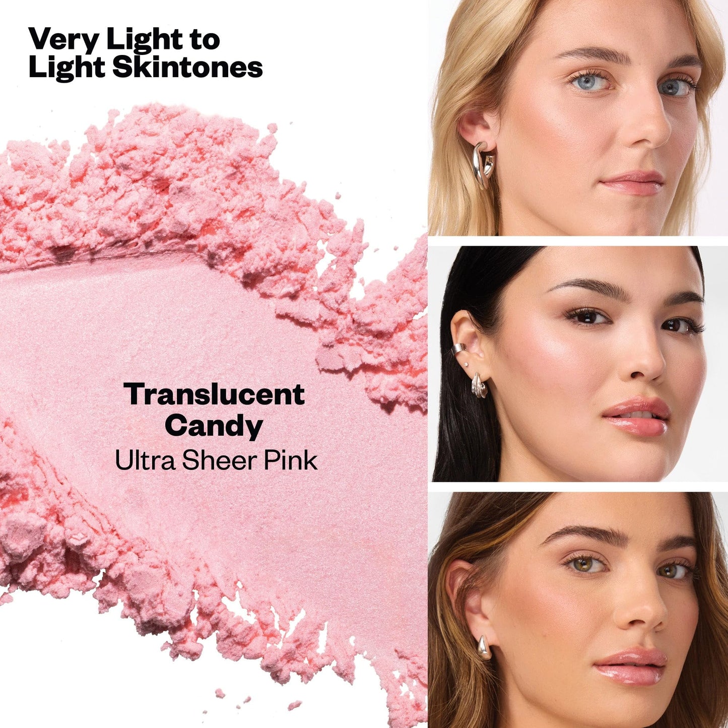 Kosas Cloud Set Loose Powder - Translucent Setting + Blurring Talc-Free Face Powder in Translucent Candy (Ultra Sheer Pink)
