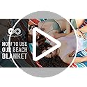 Everlasting Comfort Large Beach Blanket Waterproof & Sandproof - 128” x 108” /10.7ft x 9ft - Lightweight Picnic Mat, Campi...