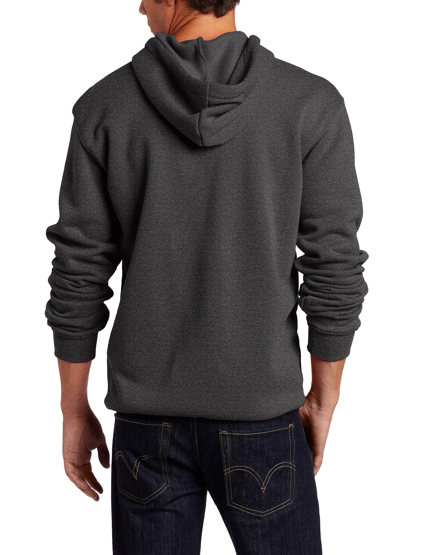 Carhartt mens Loose Fit Midweight Logo Sleeve Graphic fashion sweatshirts, Carbon Heather, Large US