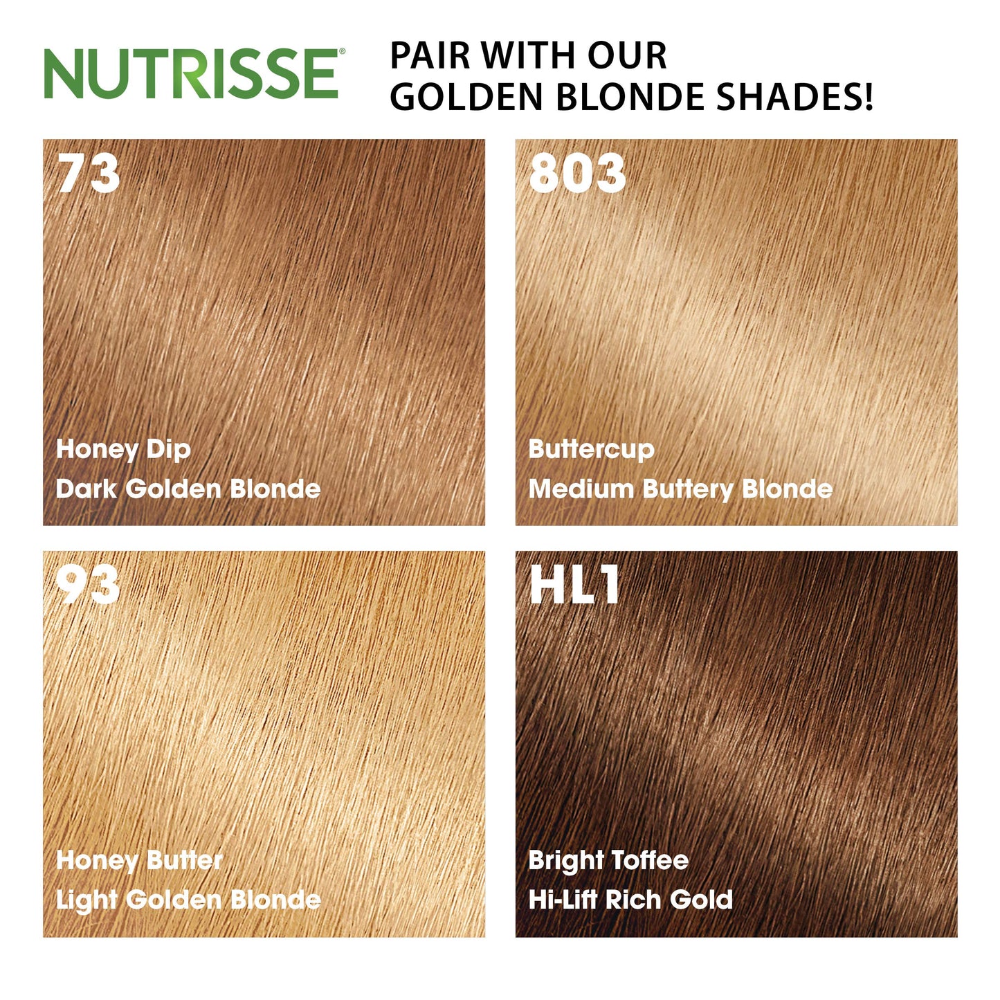 Garnier Nutrisse 5 Minute Nourishing Color Hair Mask with Triple Oils Delivers Day 1 Color Results, for Color Treated Hair, Gold