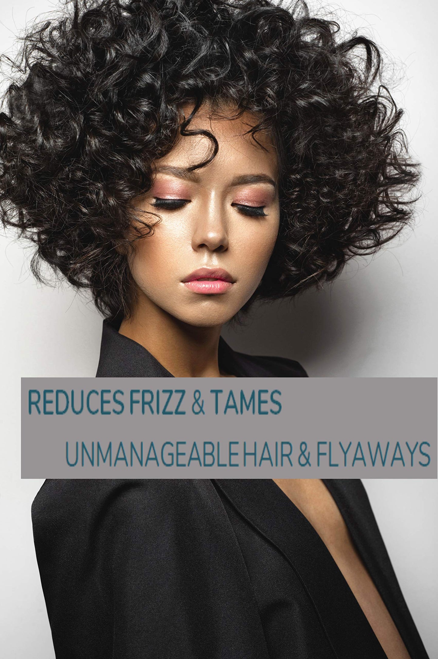 Giovanni Frizz Be Gone Taming Cream - Natural Hair Smoothing Formula with Shea Butter & Sweet Almond Oil, Macadamia, Color Safe,