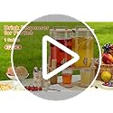 1 Gallon 2 PCS Glass Beverage Dispenser, Drink Dispensers for Parties, Lemonade Dispenser with Airtight Valve and Stainles...