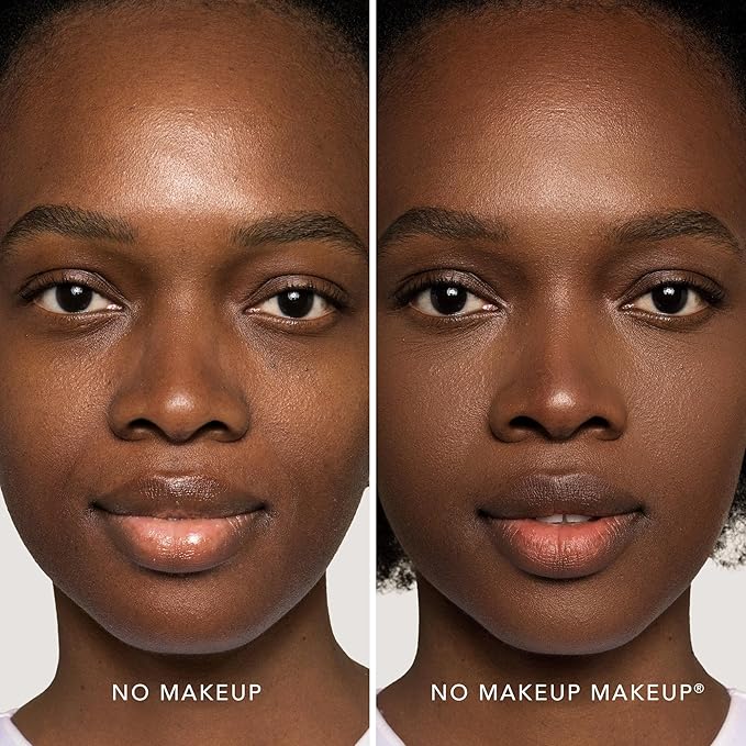 Foundation by No Makeup Makeup | Conceal & Correct with Long-Lasting, Buildable Formula & Lightweight Soft Finish | Cruelty-Free, Vegan, Fragrance-Free | Warm Deep