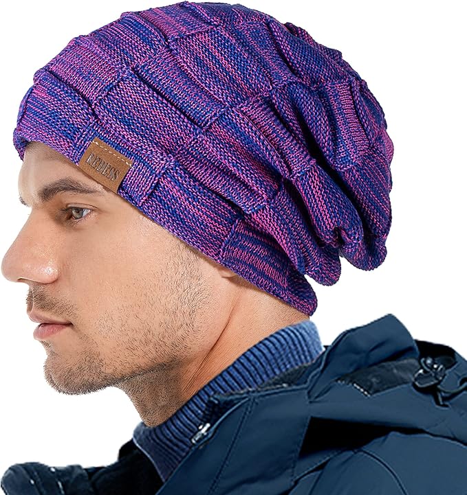 REDESS Beanie Hat for Men and Women Winter Warm Hats Knit Slouchy Thick Skull Cap