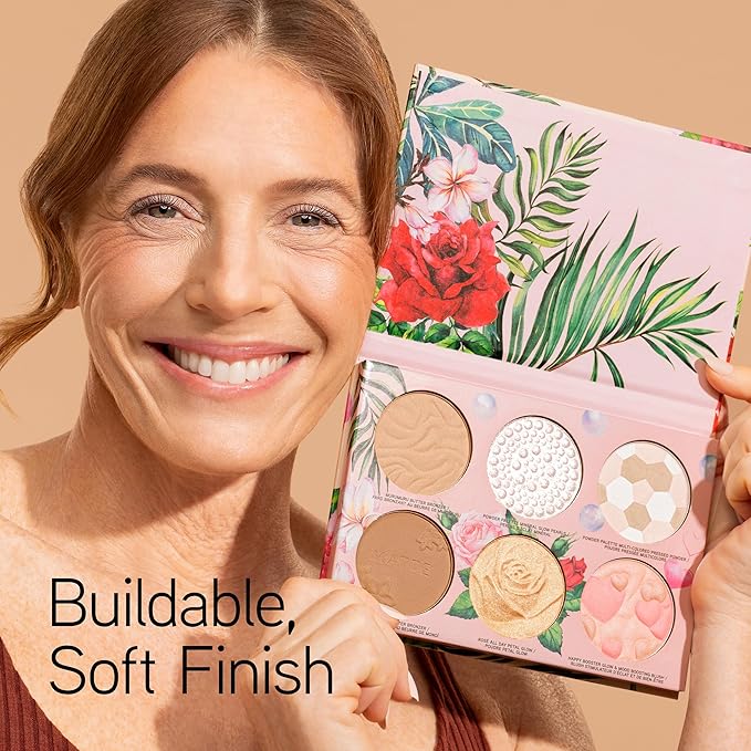Physicians Formula All-Star Face Palette, Velvety-Smooth Buildable & Blendable Formulas,Versatile Matte and Multidimensional Shades, Cruelty-Free & Vegan - Natural