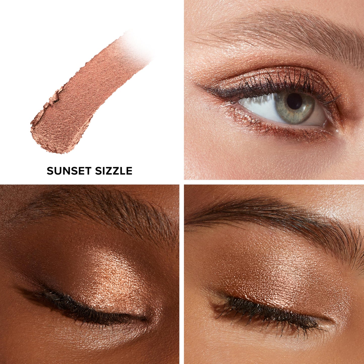 Too Faced Quickie Queen Eye Shadow Sticks | Creamy, Long Wearing + Non-Creasing, High-Impact Sparkle, Sunset Sizzle