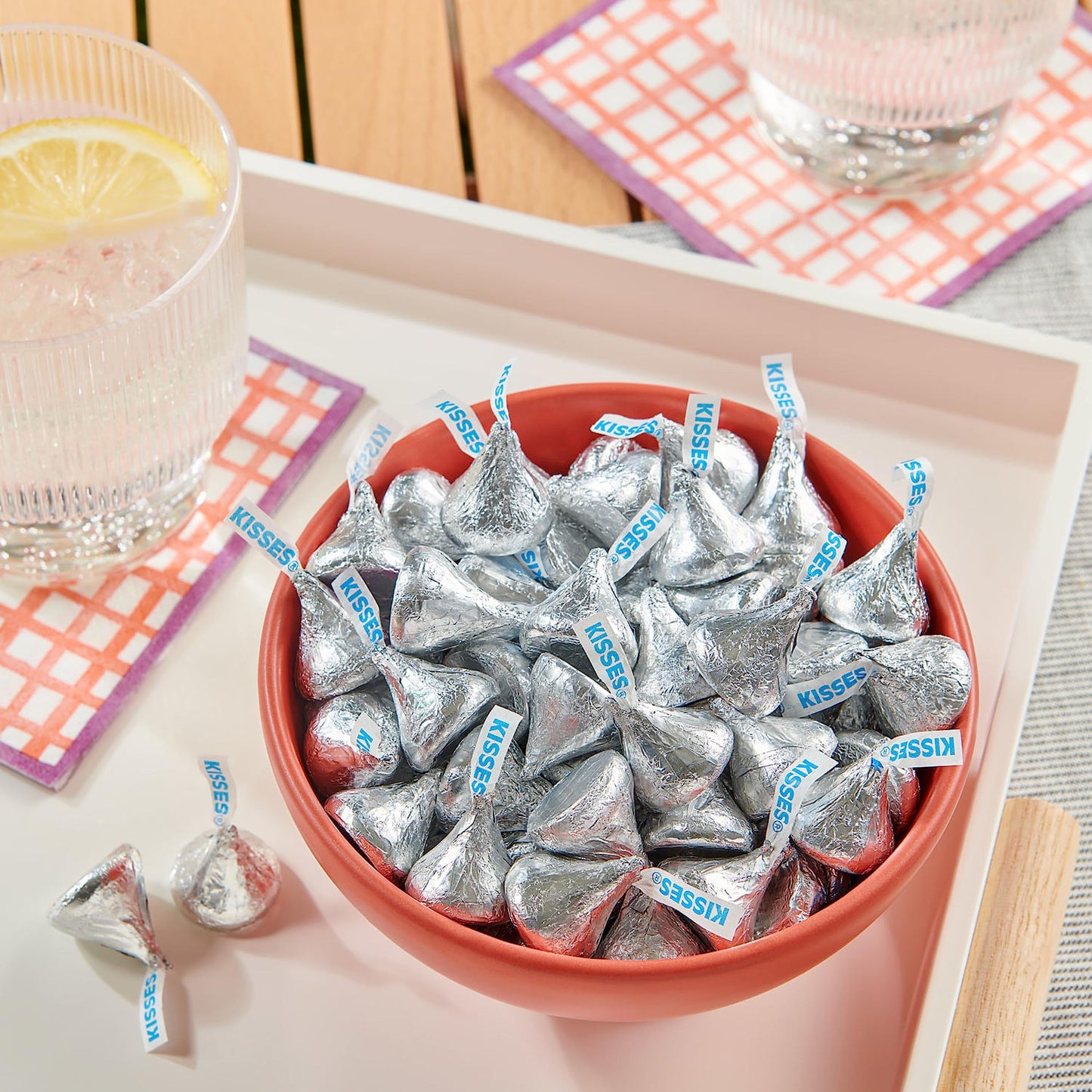 HERSHEY'S KISSES Milk Chocolate Candy Party Pack, Halloween Candy, 35.8 oz