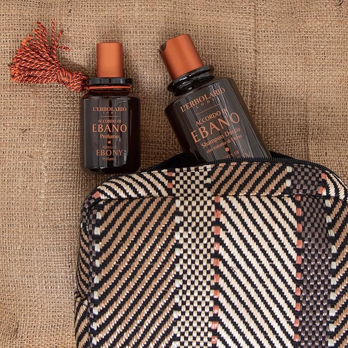 L'Erbolario Notes Of Ebony - Notes Of Grapefruit, Black Pepper And Elemi - Woody Fragrance For Men - Vigorous And Irresistable - Long Lasting Wear - Cruelty Free - 1.7 Oz EDP Spray