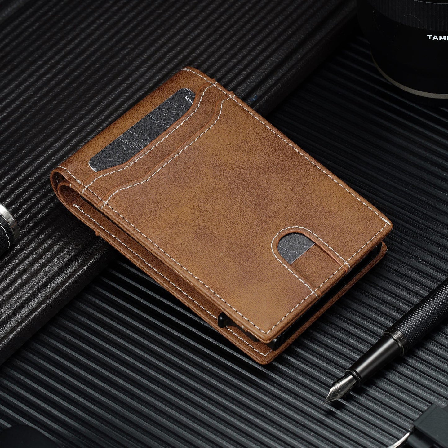 Gifts For Father Dad From Daughter Son: Rfid Slim Smart Wallet - Gift For Father Dad Husband at Birthday Anniversary Father's Day