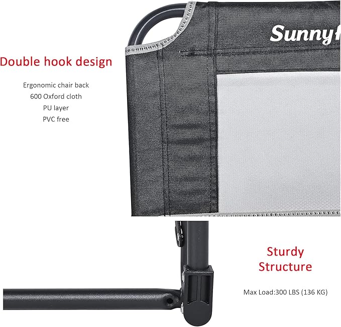 SUNNYFEEL Oversized Stadium Seat for Bleachers with Back Support Extra Wide, Bleacher Stadium Seats Chairs with Backs Portable Bleachers Seat with Hook for Sports Events Baseball Soccer Benches