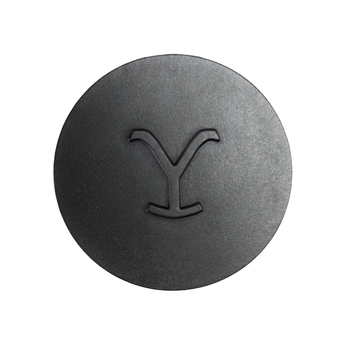 Lodge Yellowstone - 8 Round Grill Press, Power Y Design