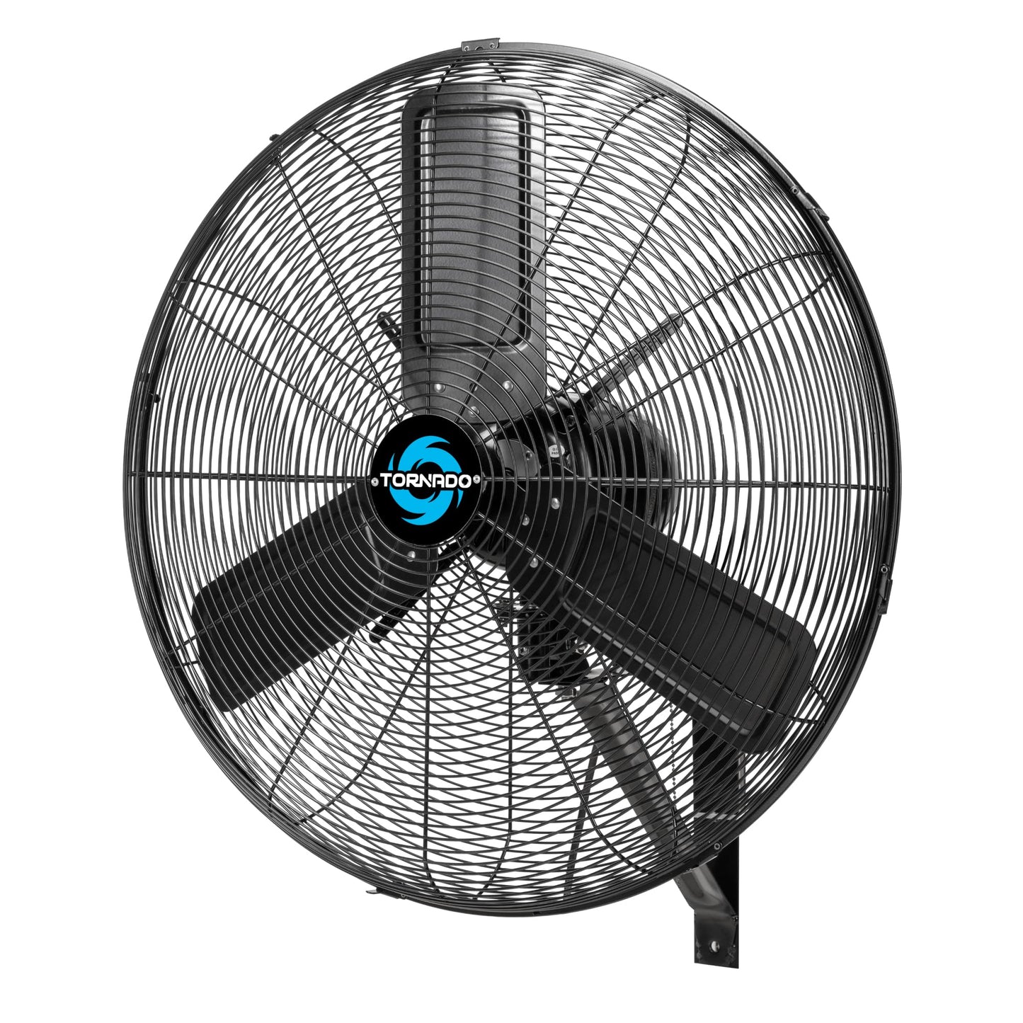 Tornado 24 Inch Outdoor Wall Mount Fan, Ipx4 Water-Resistant, High Velocity, Oscillating, 2-Speed, 7350 Cfm, Teao Motor, Ul List