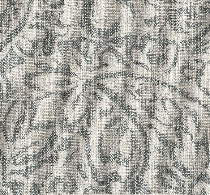 HomePop Parsons Classic Upholstered Accent Dining Chair, Set of 2, Gray and Cream