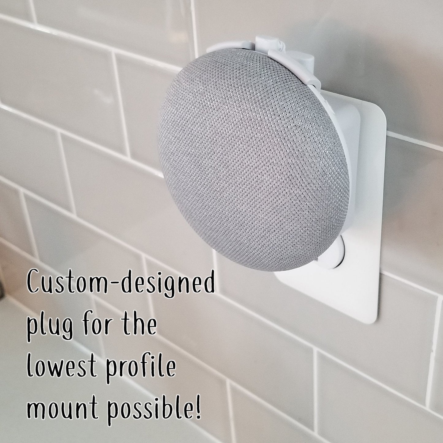The Nest Mini Easy Genie Mount 2Nd Gen 2019: The Simplest And Cleanest Outlet Wall Mount Hanger Stand For New Google Nest Mini -