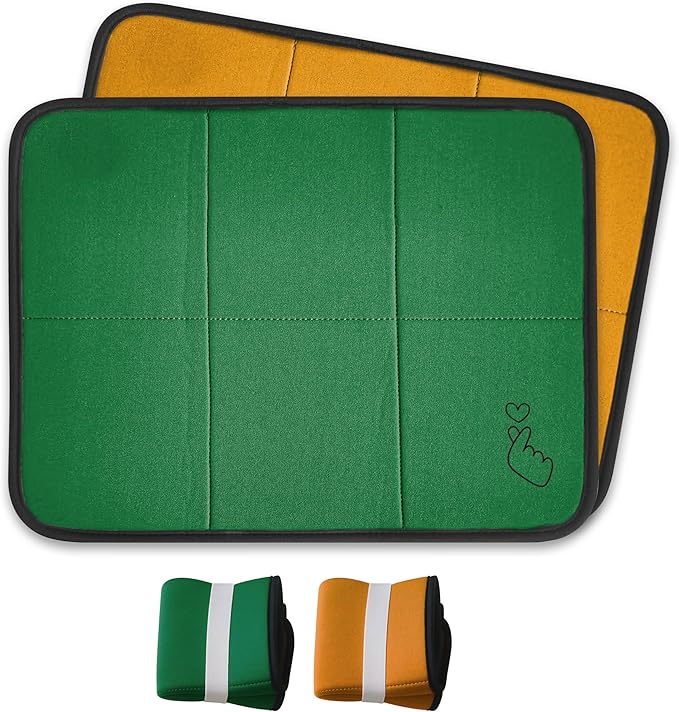 2 Pack Neoprene Portable Lightweight Mini Folding Mat - Waterproof Soft Cushion - Moisture Proof Design for Comfort - Foam...