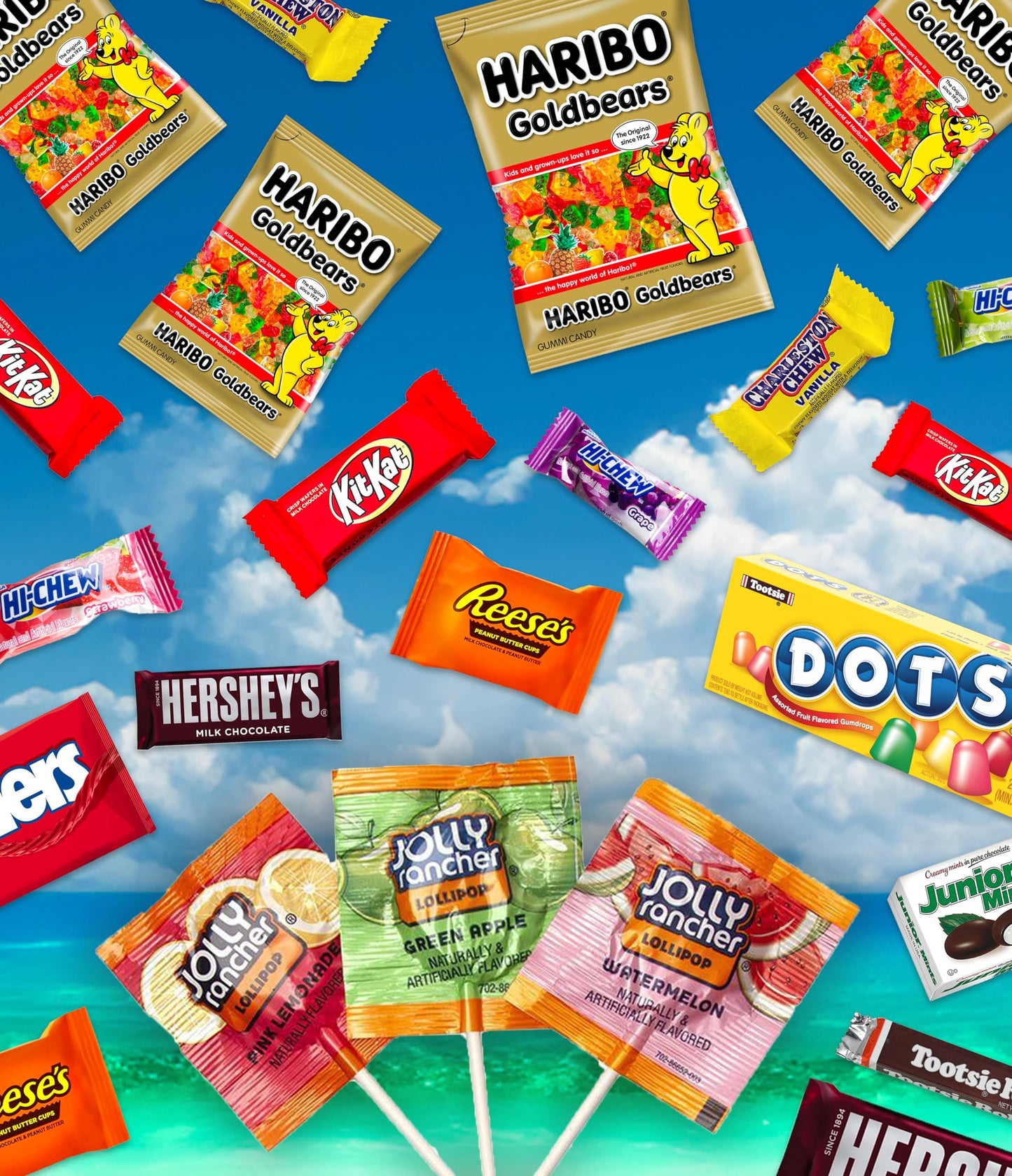 Individually Wrapped Mini Candy & Chocolate Mix - 5 lb Bulk Easter Candy Assortment - Easter Basket Stuffers, Pinata Stuffer Candies Variety Pack, Office CandyBowl Treats - Sweet & Chocolatey Flavors