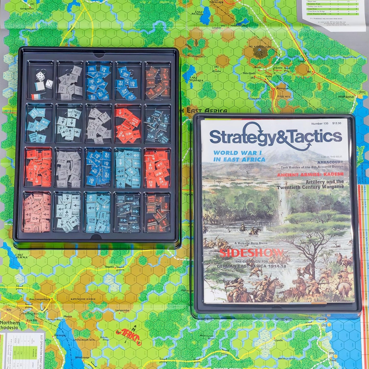 Toy Vault Wargaming Magazine Counter Trays (5-Pack); Flat Pack Tray Game Piece Storage
