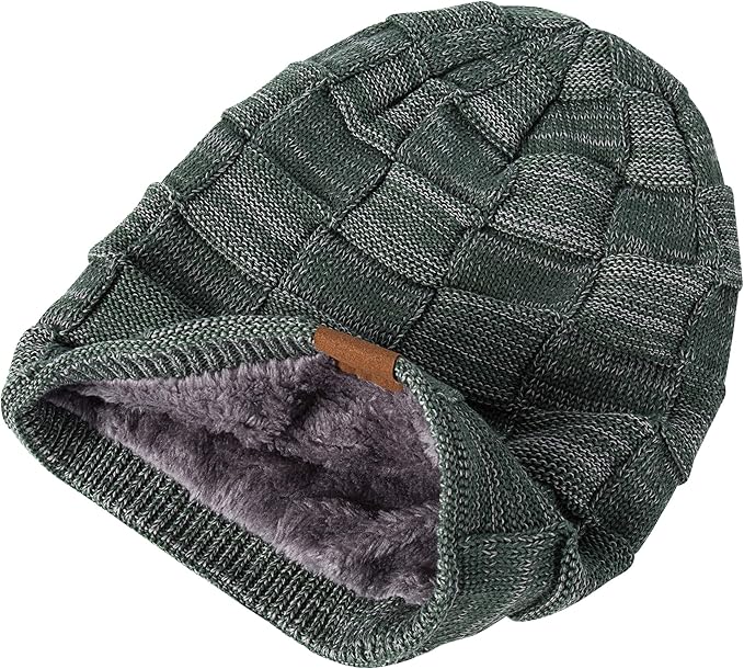 REDESS Beanie Hat for Men and Women Winter Warm Hats Knit Slouchy Thick Skull Cap