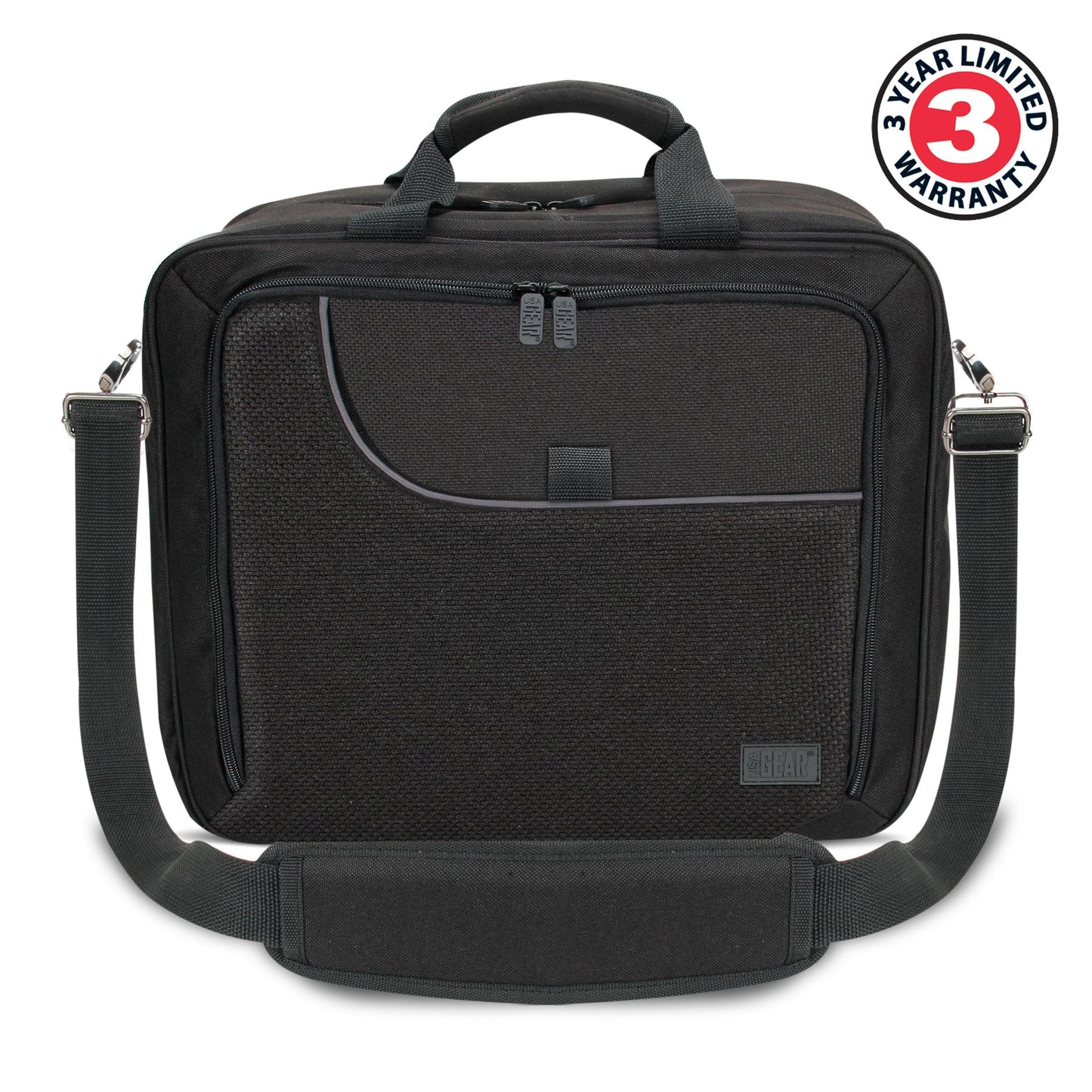 USA Gear CPAP Machine Travel Bag Carrying Case Compatible with XT Fit, AirStart 10/11 and Philips Dreamstation - Storage for Power Cables, Hose, Mask and More with Customizable Interior (Case Only)