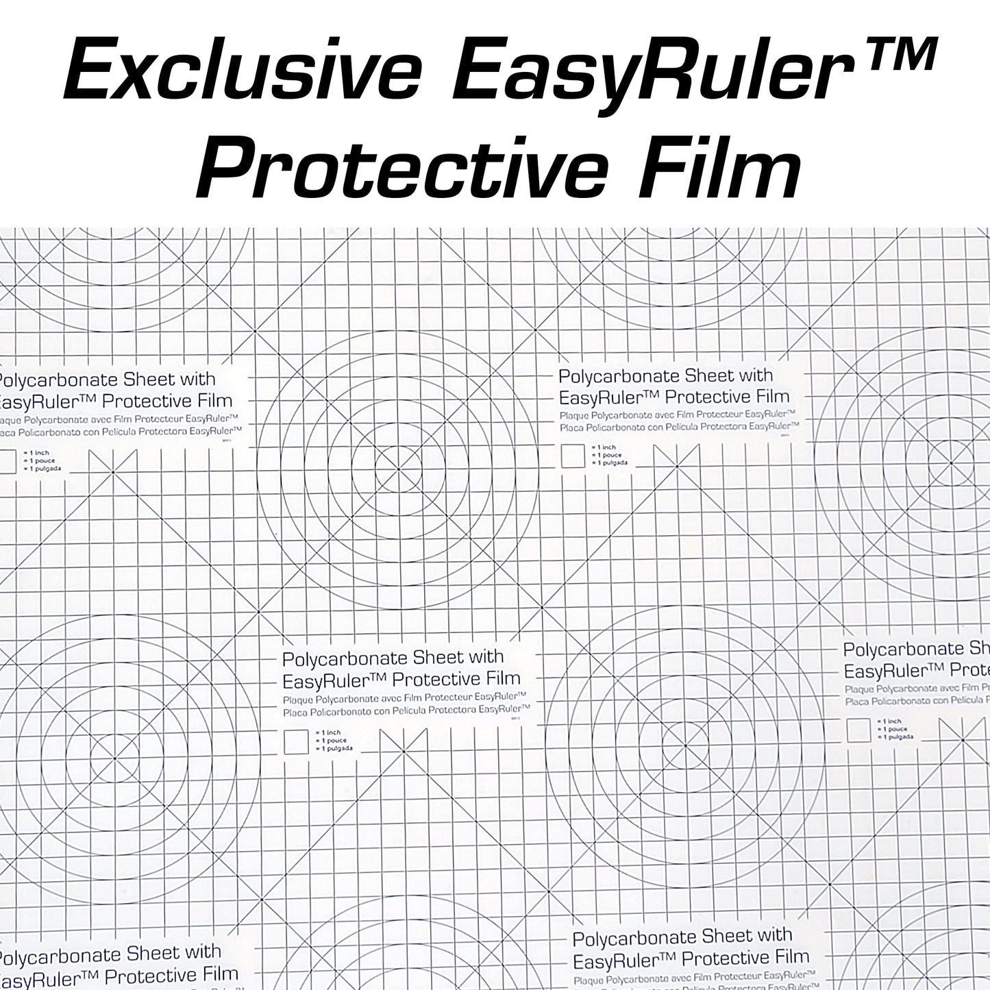 Polycarbonate Clear Plastic Sheet 12" X 18" X 0.0625" (1/16") Exact, EasyRuler Film, Shatter Resistant, Easier to Cut, Bend, Mold than Plexiglass. VEX Robot, Hobby, DIY, Industrial. Glass Replacement