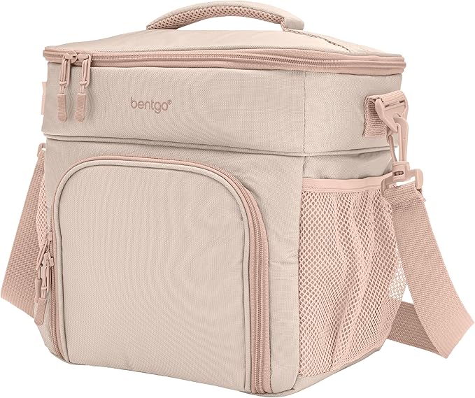 Bentgo Prep Deluxe Insulated Multimeal Bag - Lunch Box Bag, Holds 5 Meals, Premium Insulation up to 8 Hrs, Durable, Water-...