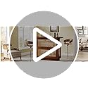 Tribesigns Rattan Home Bar Unit, Farmhouse 4-Tier Bar Table with 4 Stemware Racks and Heightened Base, Liquor Wine Bar Cab...