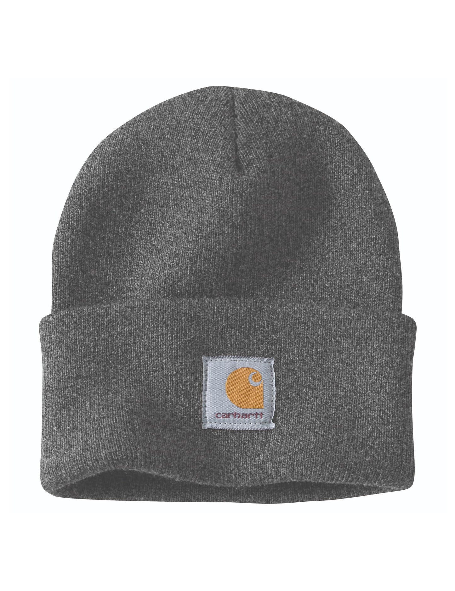 Carhartt Men's Knit Cuffed Beanie, Coal Heather, One Size