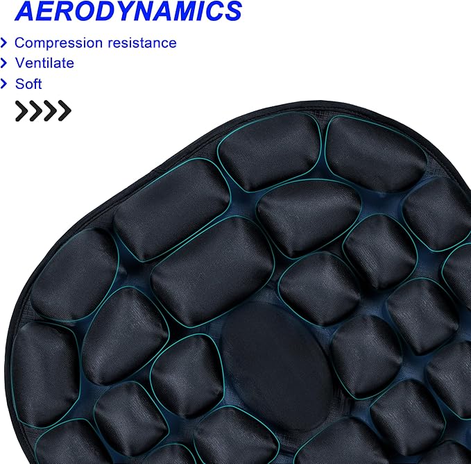 MTGKY Travel Seat Cushion,Airplane seat Cushion for Long Flight,Portable & Adjustable,Inflatable Cushion for Wheelchair, Travel,Driving,Office Work