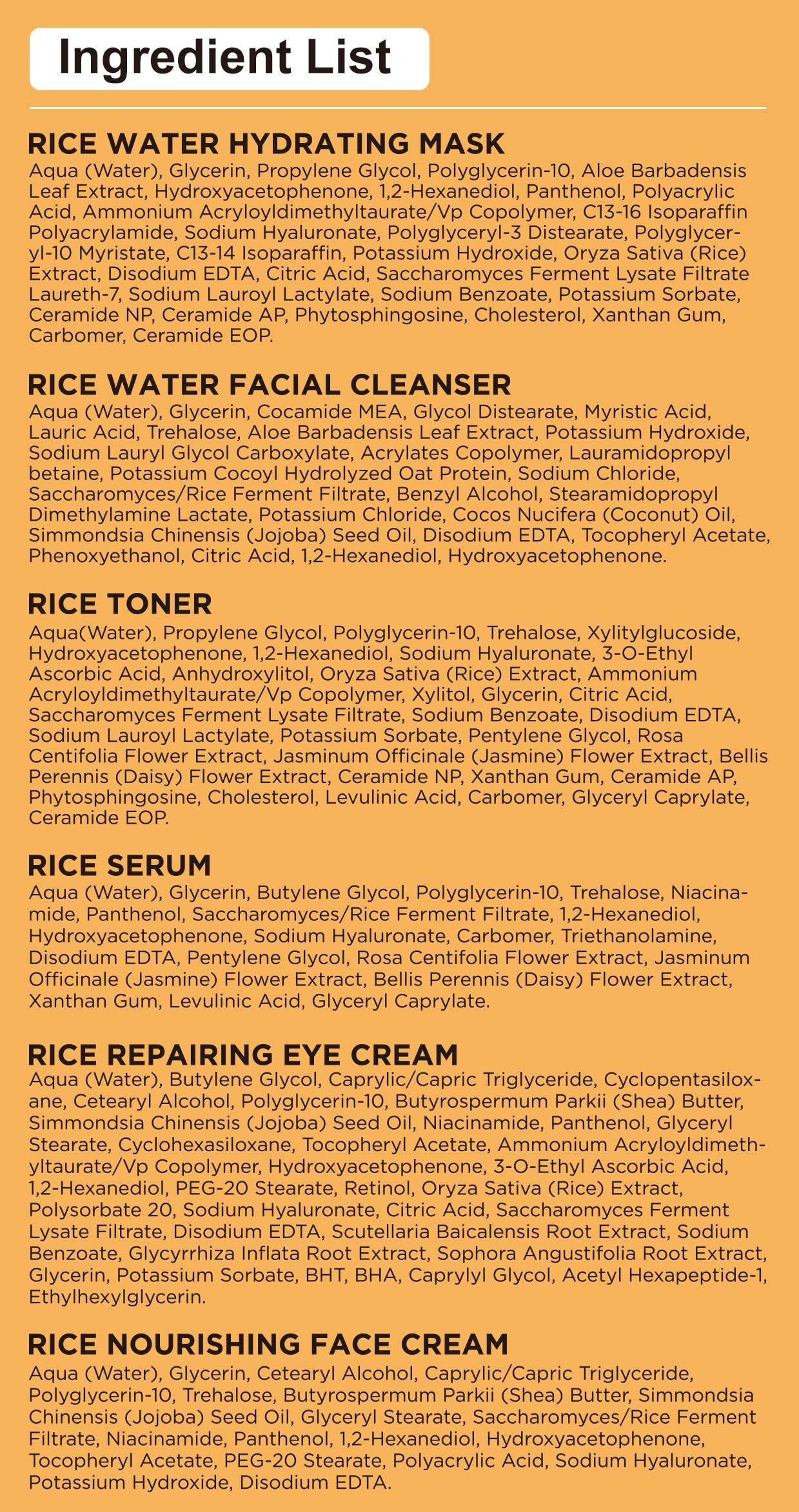 Skin Care Set,Women Teen Glass Skincare Rice Water Hydrate Glow Repair Anti-Aging Facial Routine Kit Gift Set for Womens Mom Wife Teenager Girl Birthday Trendy Stuff Christmas Gifts Stocking Stuffers