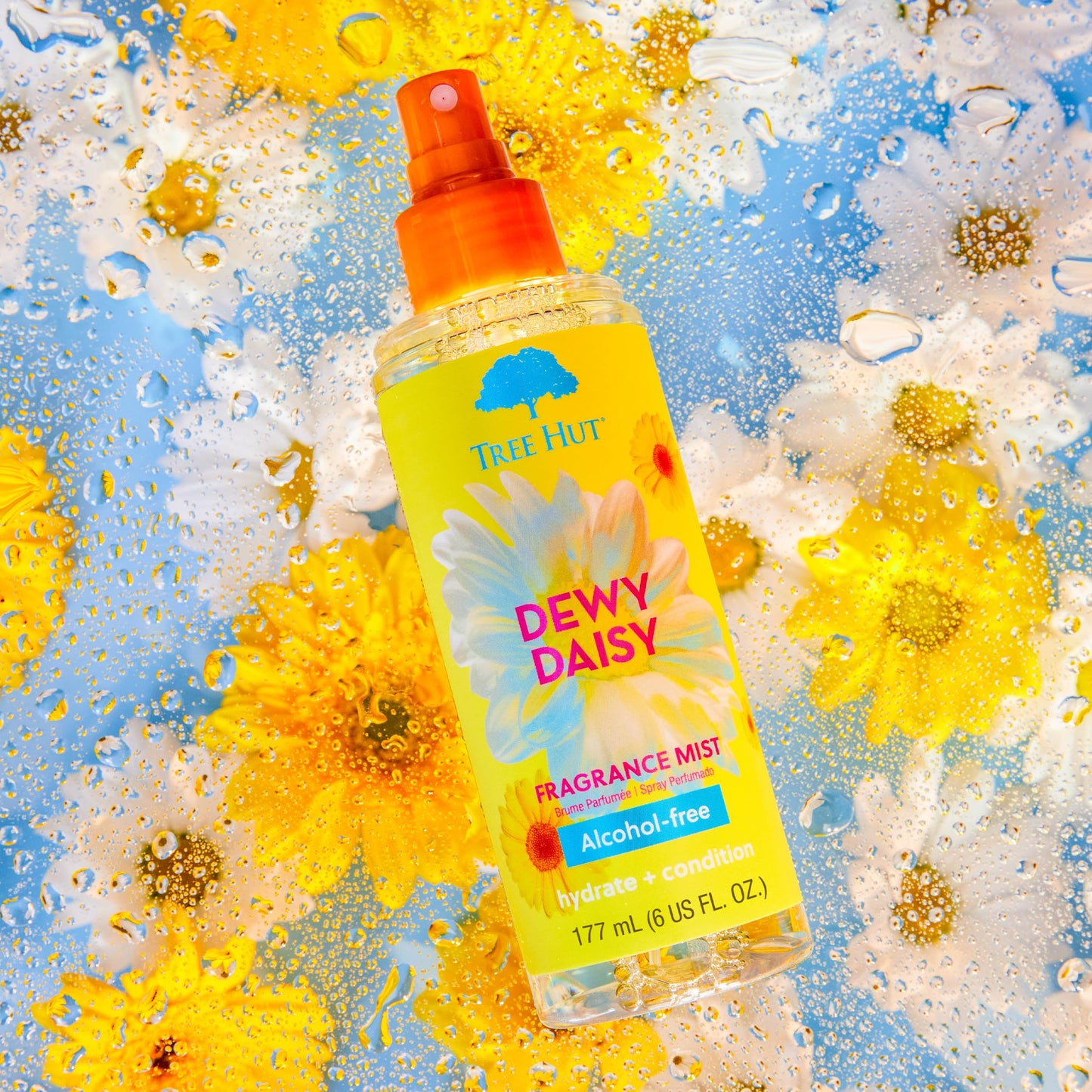 Tree Hut Dewy Daisy Fragrance Mist, Spritz On for a Refreshed Feel or Layer with Your Favorite Scents, Versatile Body Spray, 6 fl oz.