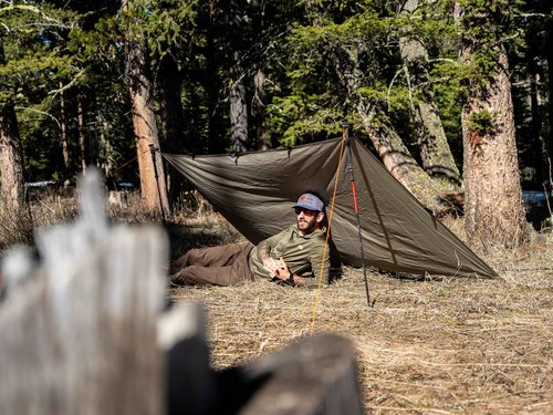 VIAM Outdoors | Baldy Ultralight 1.9 oz Tarp | Tan