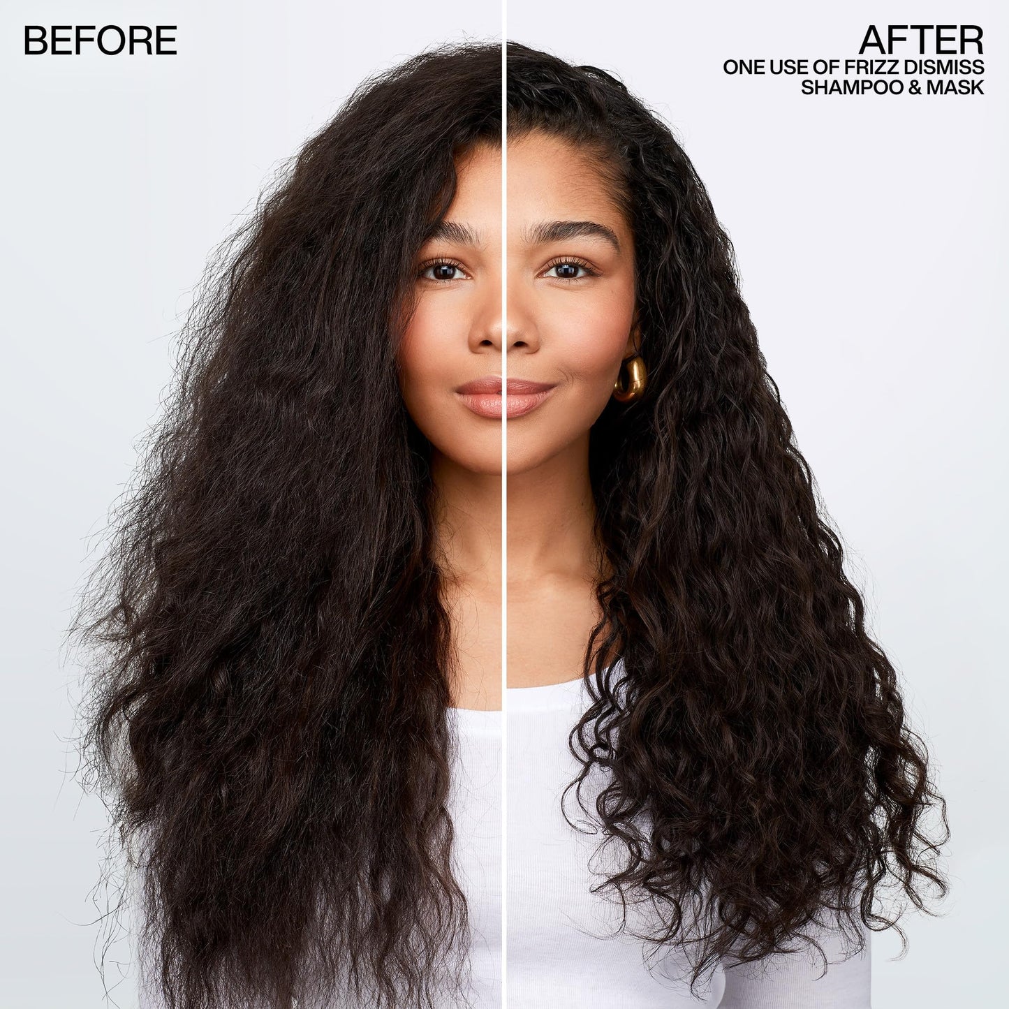 Redken Frizz Dismiss Shampoo | Sulfate Free Shampoo For Frizzy Hair | Gently Cleanses, Smooths, and Adds Shine | Weightless Long