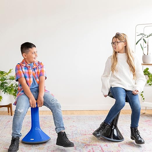 ECR4Kids ACE Active Core Engagement Wobble Stool, 20-Inch Seat Height, Flexible Seating, Blue
