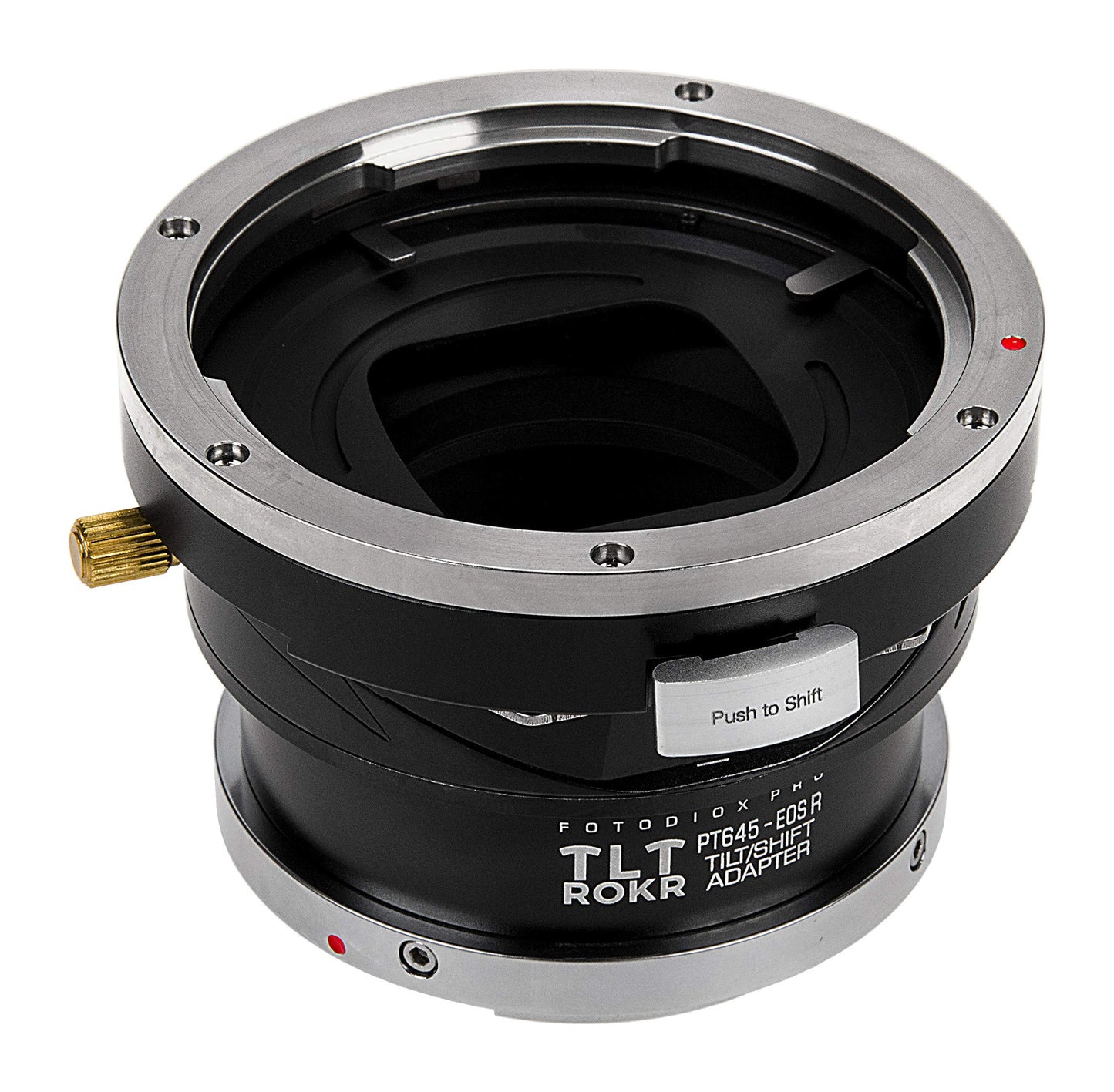 Fotodiox Pro TLT ROKR Compatible with Tilt/Shift Lens Mount Adapter Compatible with Pentax 645 (P645) Mount Lenses to Canon RF Mount Mirrorless Camera Body
