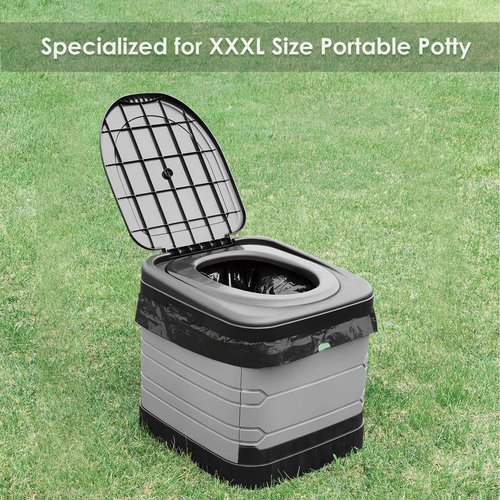 TRIPTIPS XXXL Portable Potty and Toilet Bags 3 Rolls *10 Bags