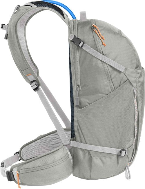 CamelBak Women's Rim Runner X28 Hiking Hydration Backpack with 2L Reservoir Bladder, Misty Grey