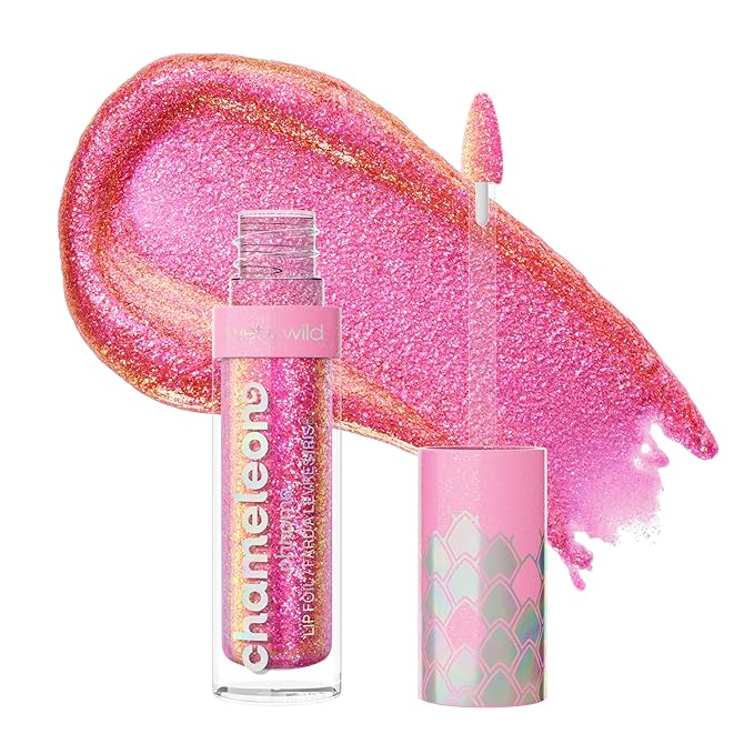 wet n wild Chameleon Chrome Lip Foil, Bold Light-Reflecting Pigments, Multidimensional Shine, Non-Sticky Smooth Formula,Ve...