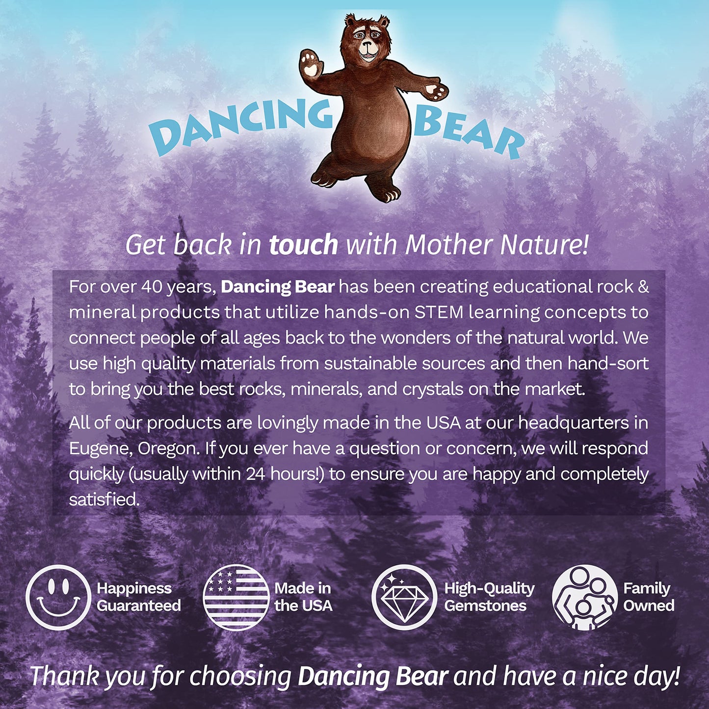DANCING BEAR Fossil Collection Kit (12 pc Set) Real Shark Teeth, Dinosaur Bone, Coprolite (Poop!), Fossil ID Book, STEM Science Set