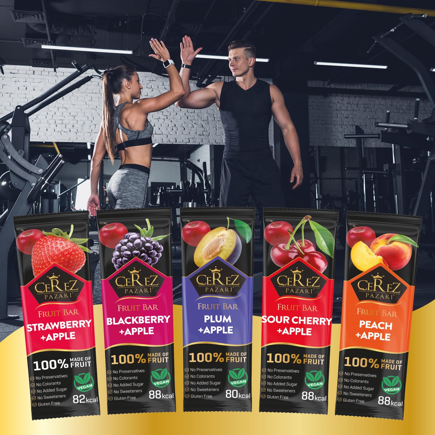 Cerez Pazari Fruit Leather Snacks Variety Pack for Adults and Kids, Healthy Fruit Snacks Bulk, Vegan Real Fruit Bars, Snacks with Strawberry, Blackberry, Plum, Sour Cherry and Peach 25g x 35 pack